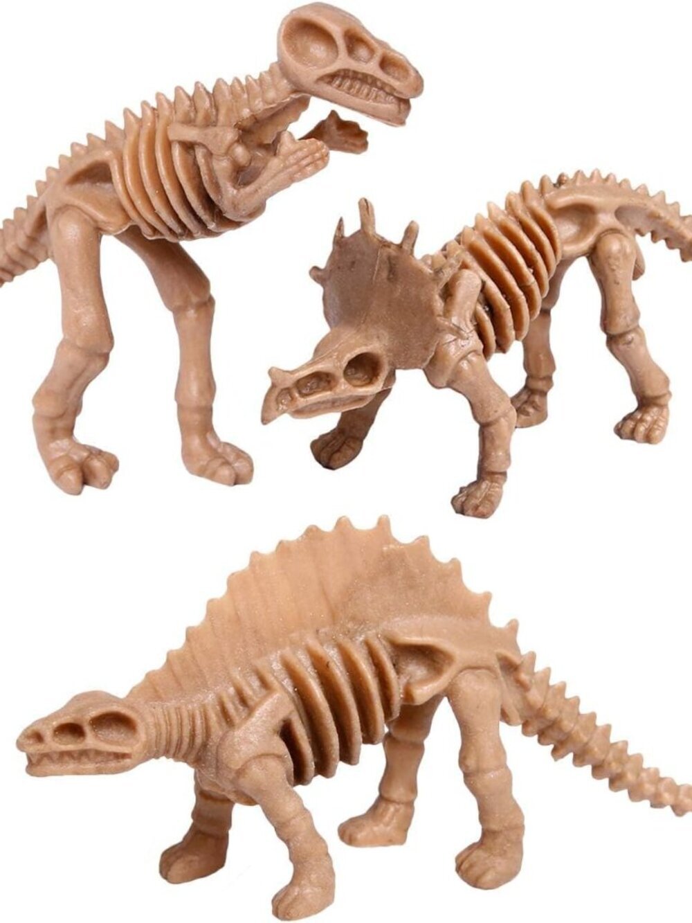30 Piece Dinosaur Fossil Skeletons Dino Figure Bones for Kids Science Dig Kit - Picture 3 of 7